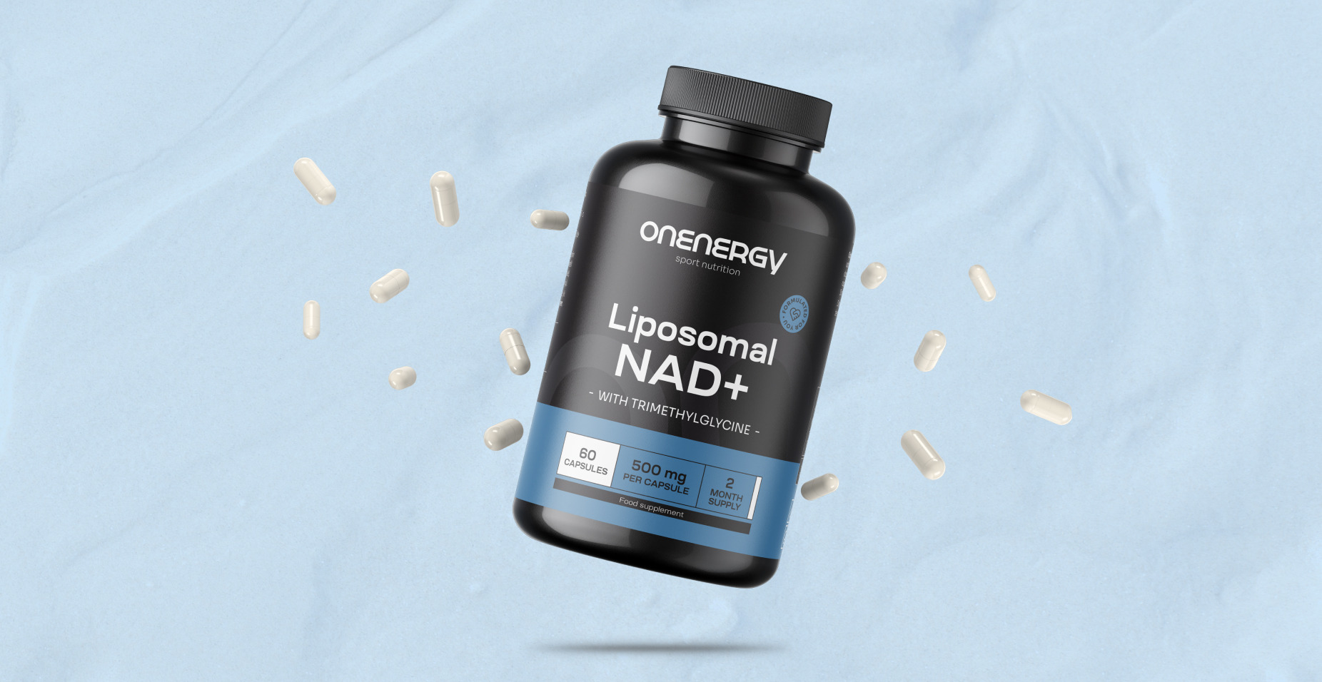Lipozomálny NAD+ 500 mg – s trimethylglycínom