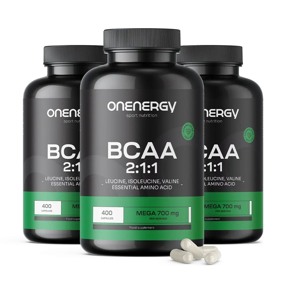3x BCAA 2:1:1 Mega 700 mg