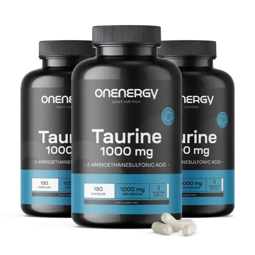 3x Taurín 1000 mg, spolu 540 kapsúl