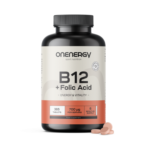 Vitamín B12 + kyselina listová, 365 tabliet