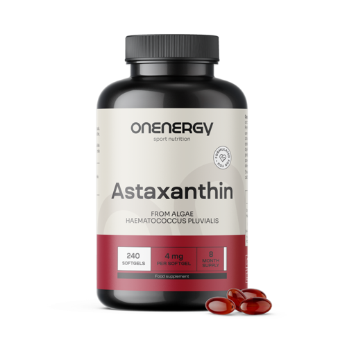 Astaxantín 4 mg, 240 mäkkých kapsúl