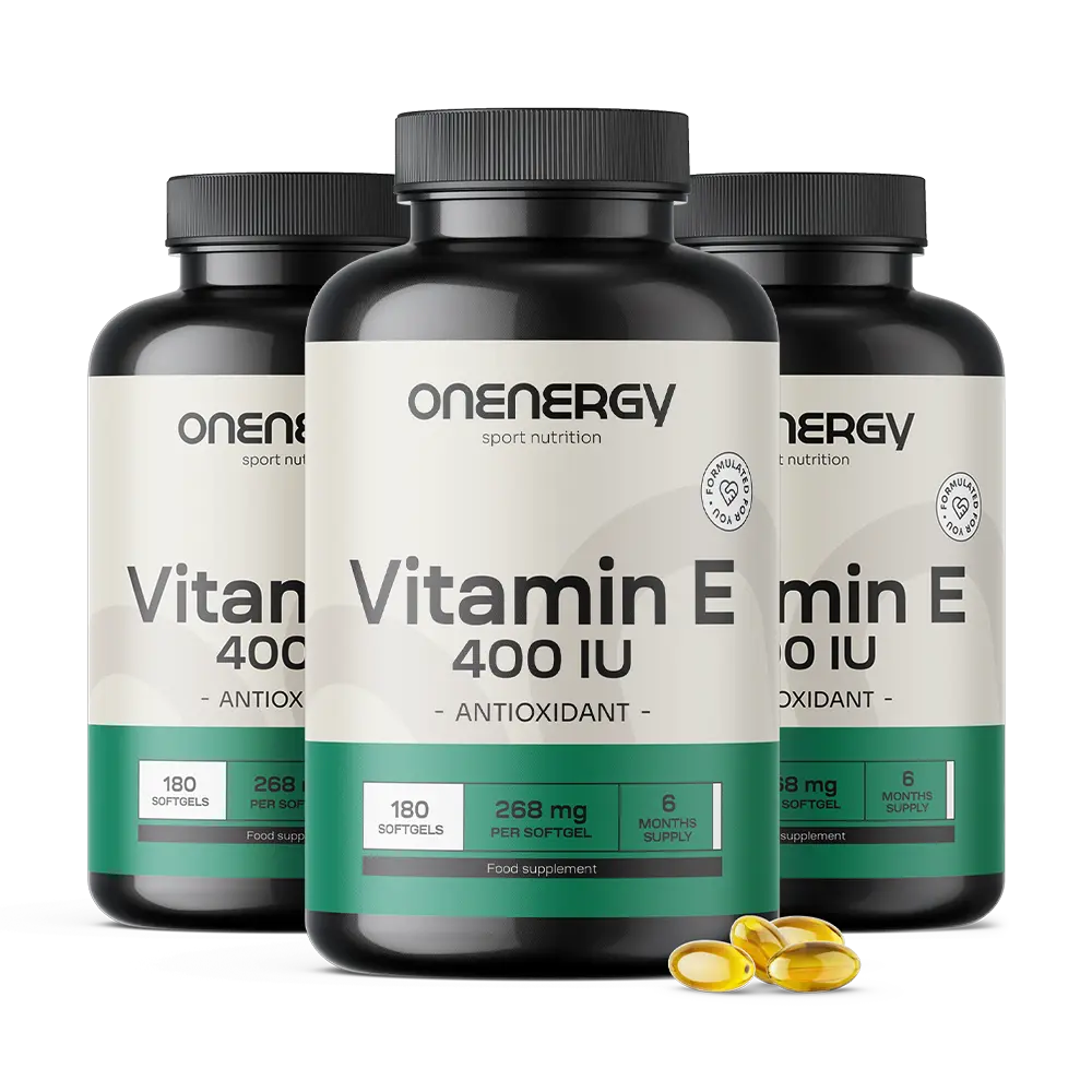 3x Vitamín E 400 IU