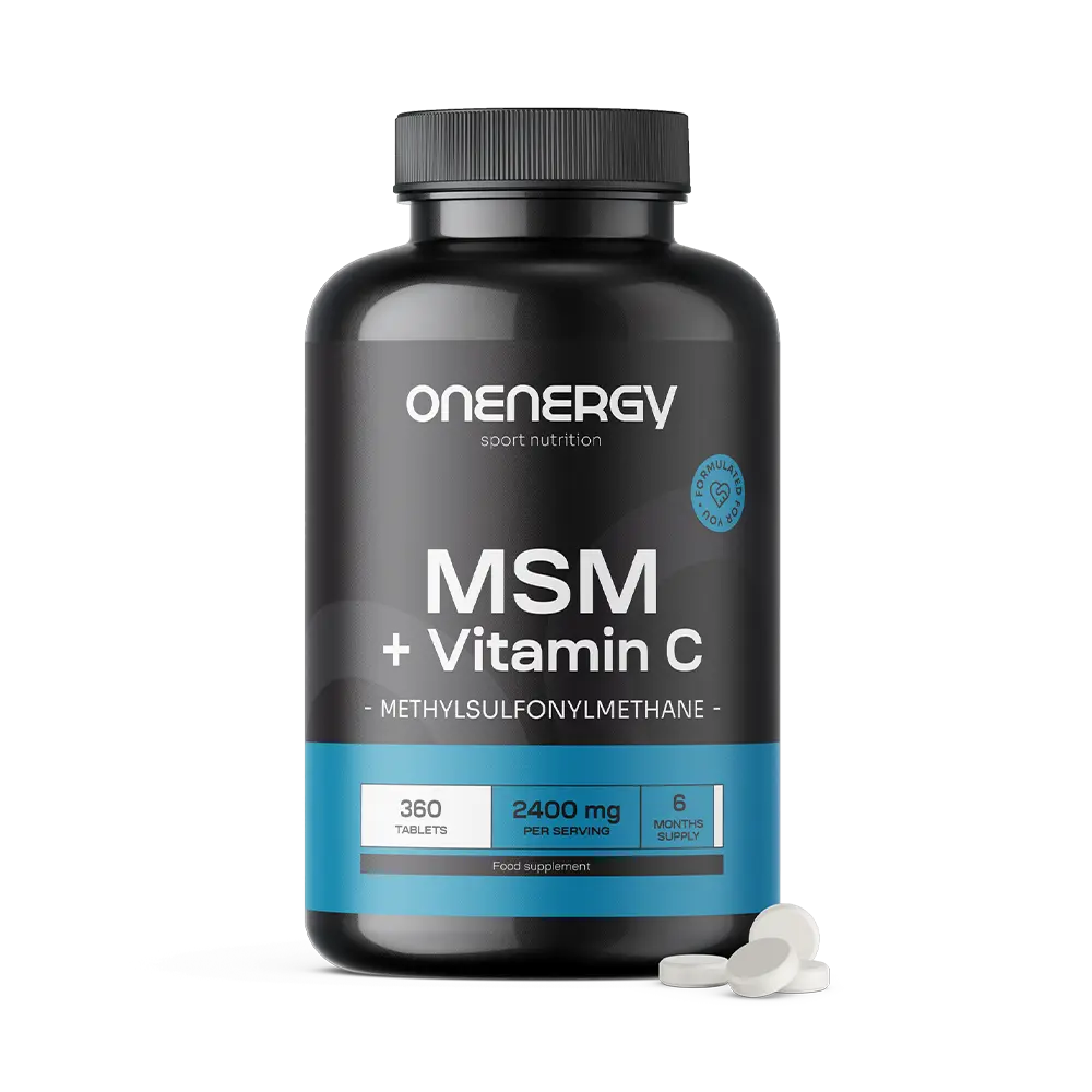 MSM 2400 mg - s vitamínom C
