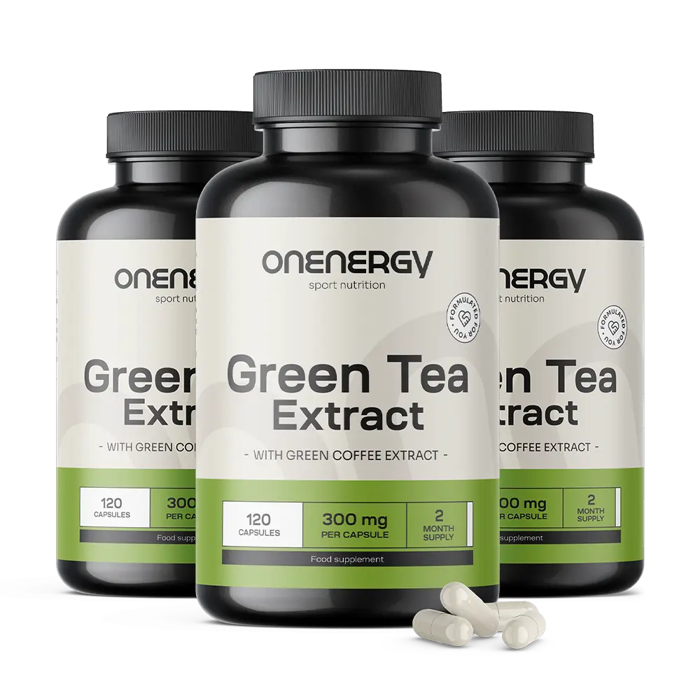 3x Zelený čaj 600 mg – extrakt
