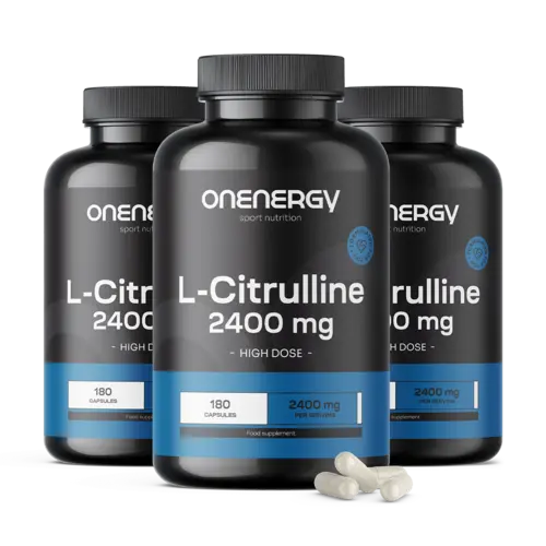 3x L-Citrulín 2400 mg, spolu 540 kapsúl