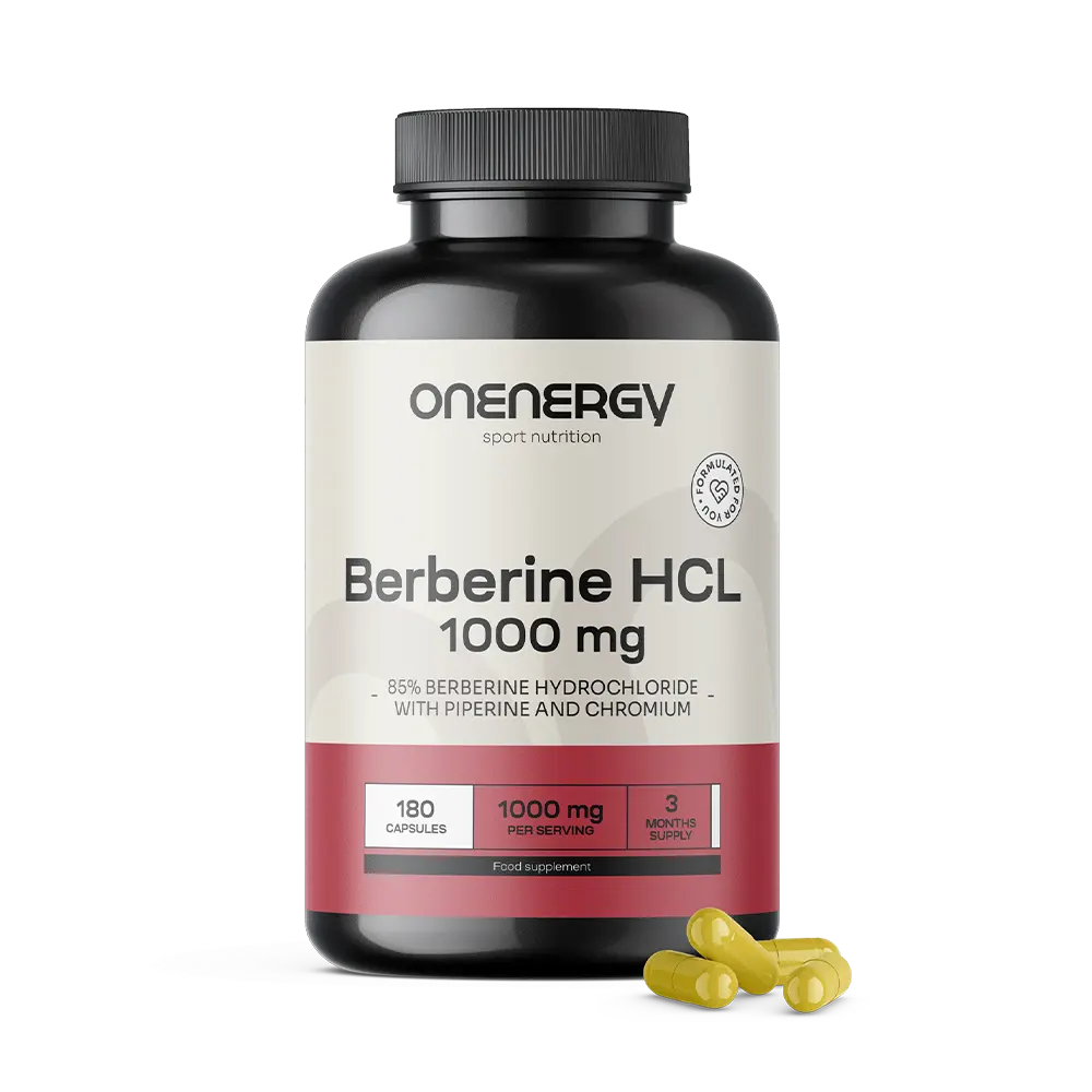 Berberín HCL 1000 mg - s piperínom a chrómom