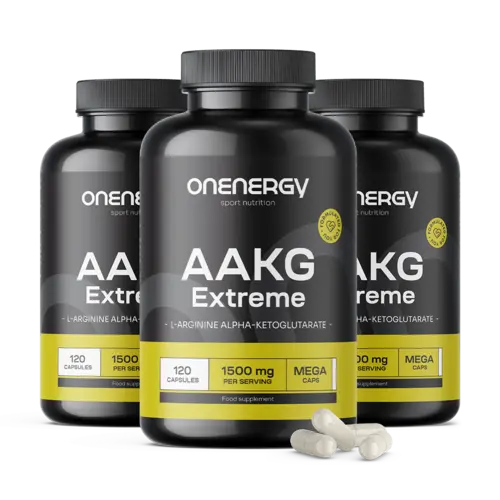 3x AAKG Extreme 1400 mg MEGA CAPS, spolu 360 kapsúl