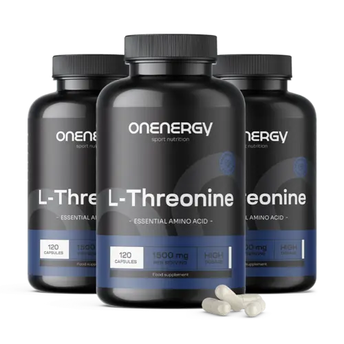 3x L-treonín 1500 mg, spolu 360 kapsúl