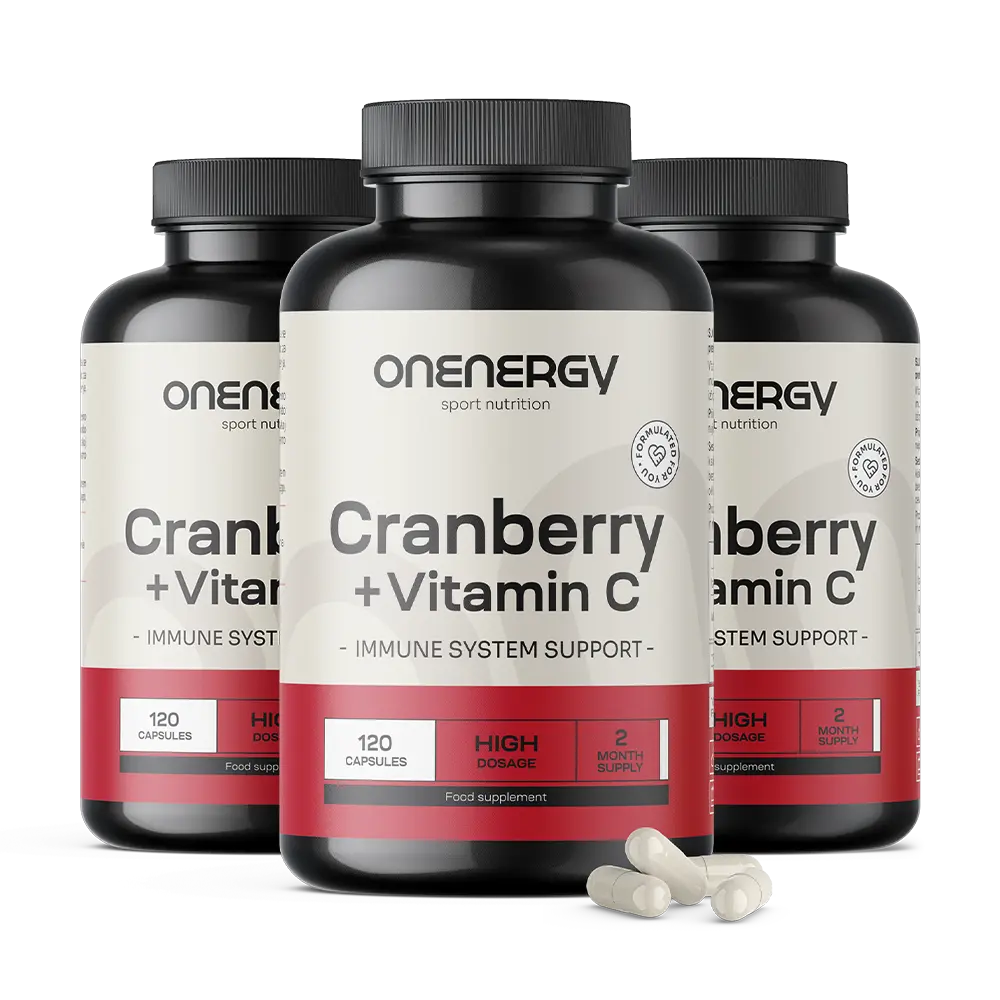 3x Výťažok brusníc s vitamínom C