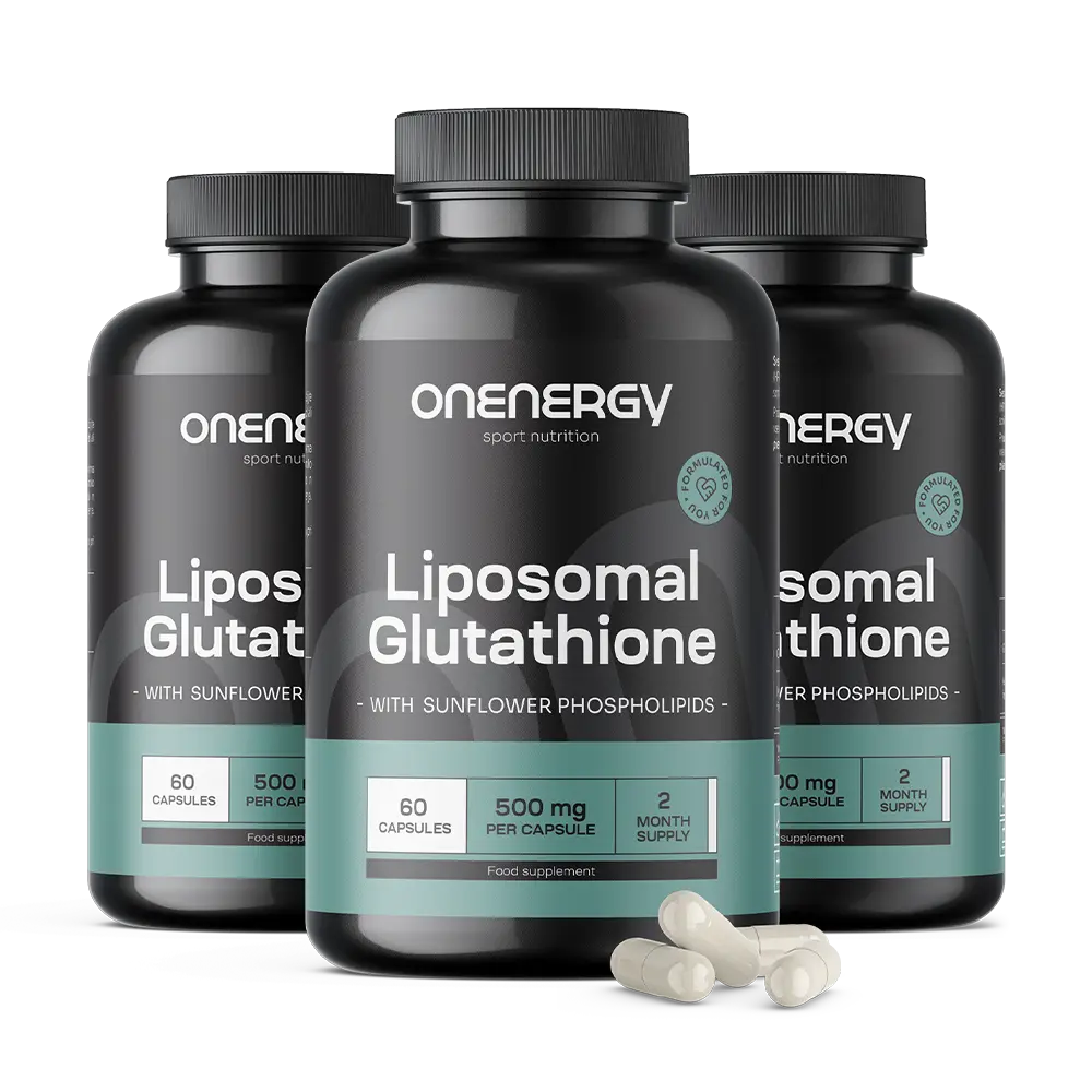 3x Lipozomálny glutatión 500 mg