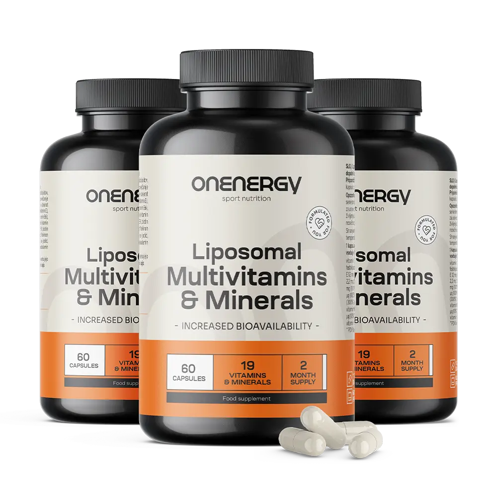 3x Lipozomálne multivitamíny a minerály