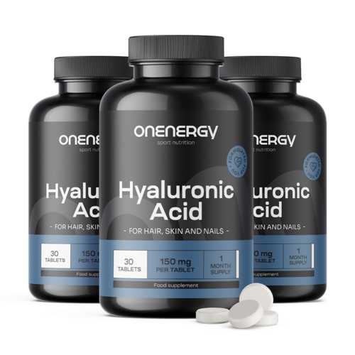 3x Kyselina hyalurónová 150 mg, spolu 90 tabliet