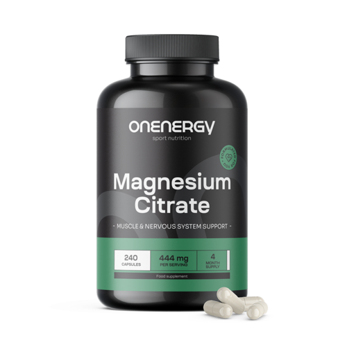 Citrát horečnatý 444 mg, 240 kapsúl