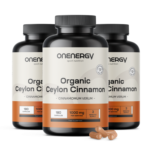 3x BIO Cejlónska škorica 1000 mg, spolu 540 kapsúl