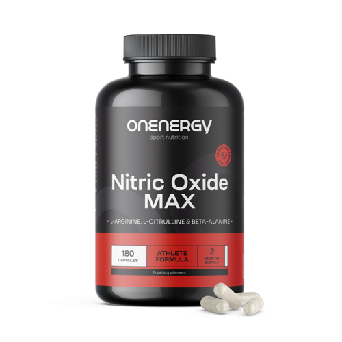 Nitric Oxide Max - komplex s arginínom, citrulínom a beta-alanínom, 180 kapsúl