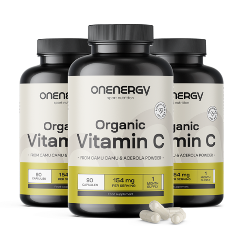 3x BIO vitamín C, spolu 270 kapsúl