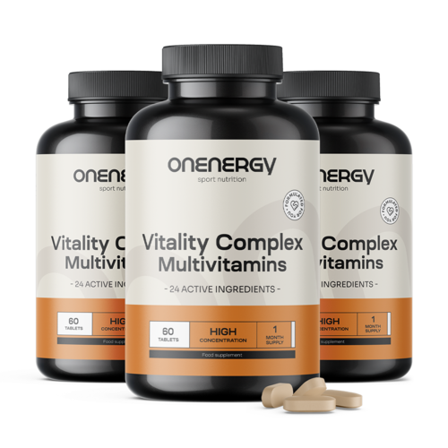 3x Vitality Complex – multivitamíny, spolu 180 tabliet