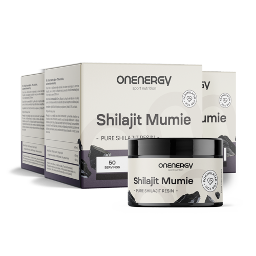 3x Shilajit Mumie živica – 75 % kyseliny fulvovej, spolu 90 g
