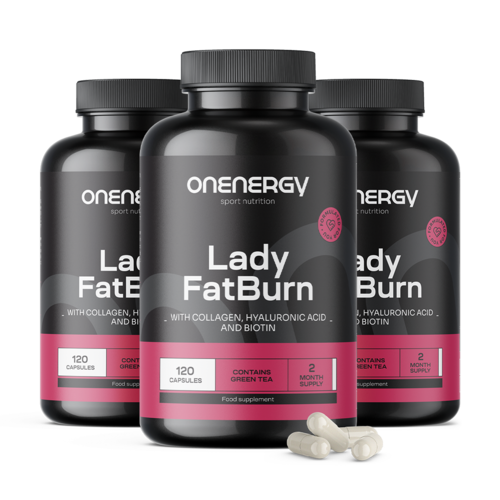 3x Lady FatBurn, spolu 360 kapsúl