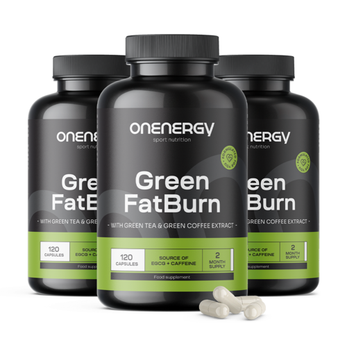3x Green FatBurn, spolu 360 kapsúl