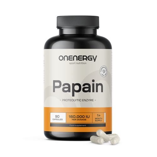 Papaín 320 mg, 90 kapsúl