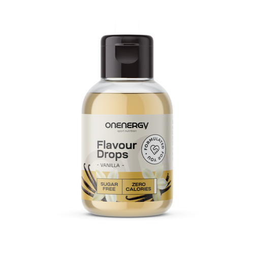 Flavour Drops kvapky so sladidlom – vanilka, 50 ml