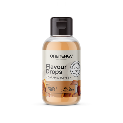 Flavour Drops kvapky so sladidlom – toffee karamel, 50 ml