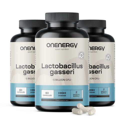 3x Lactobacillus gasseri, spolu 180 kapsúl